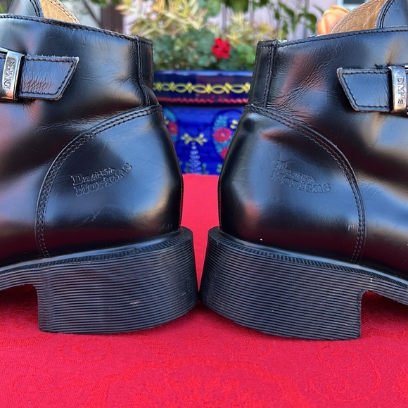 🏴󠁧󠁢󠁥󠁮󠁧󠁿 Dr. Martens MIE Vintage Platform MONO BLACK Side Zip Boots UK 7 - Picture 14 of 17